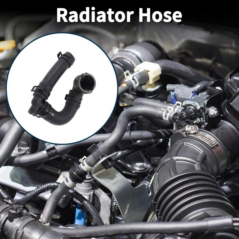 Motoforti Radiator Hose Heater Hose No.LR091800 for Land Rover for Range Rover Velar 18-2025 Rubber Coolant Pipe Black 1 Pc