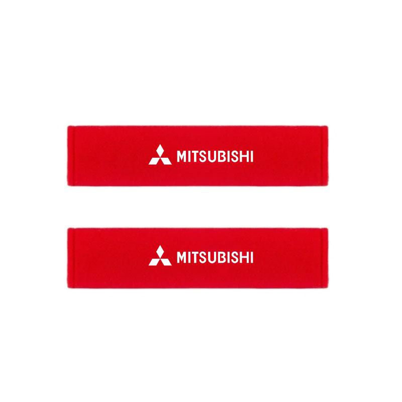 

Car Headrest Seat Belt Shoulder Pads for Mitsubishi Outlander Lancer 10 9 ASX RALLIART Eclipse L200 Pajero Auto Accessories