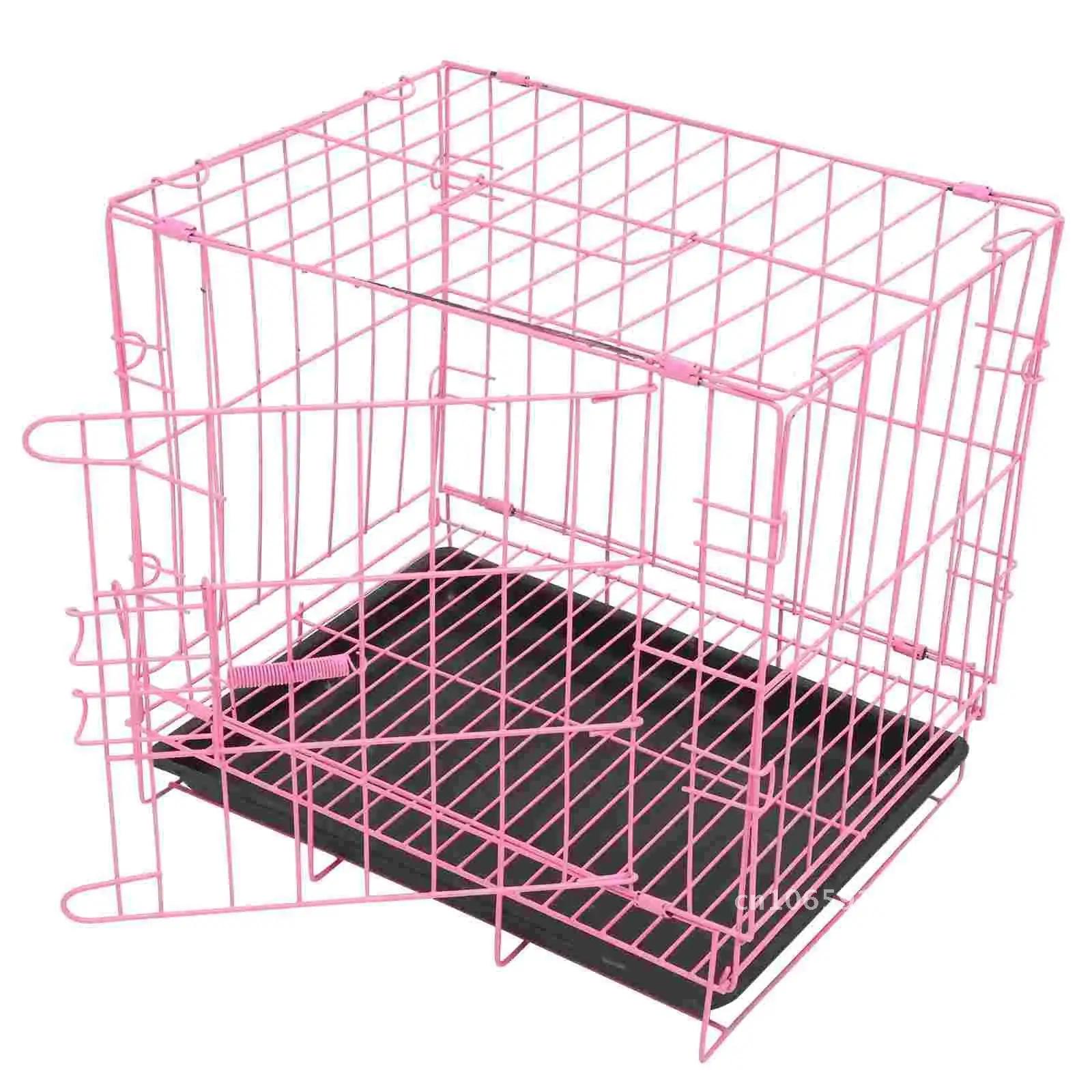 Pet Folding with Toilet Dog Cage