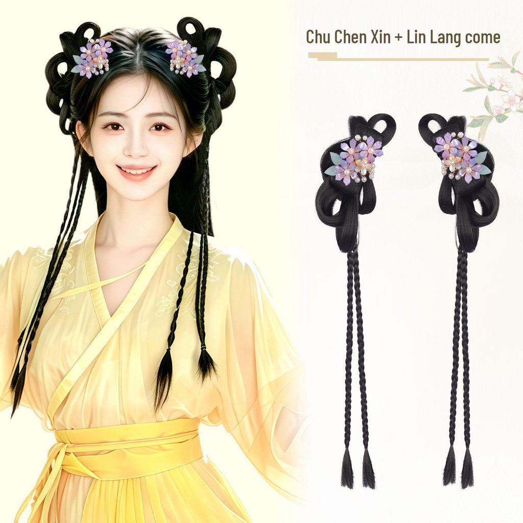 Ming Dynasty Hanfu Style Hair Bun Clip - Women's Ancient Style Wig Bun Accessory