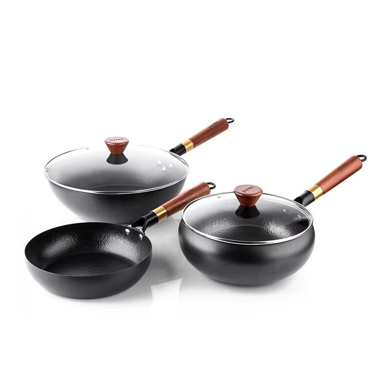 Corning Zero-Coating 3-Piece Chinese Cookware Set