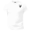 Vikings Wolf T Shirt Pocket Gym Clothing Bodybuilding Training Workout Mma Top