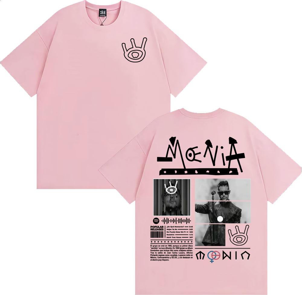 Moenia Esyamos Bien Tour 2025 Cover T-shirts Men's Women Harajuku Punk Hip Hop Style T Shirt Cotton Casual Short Sleeve T-shirts