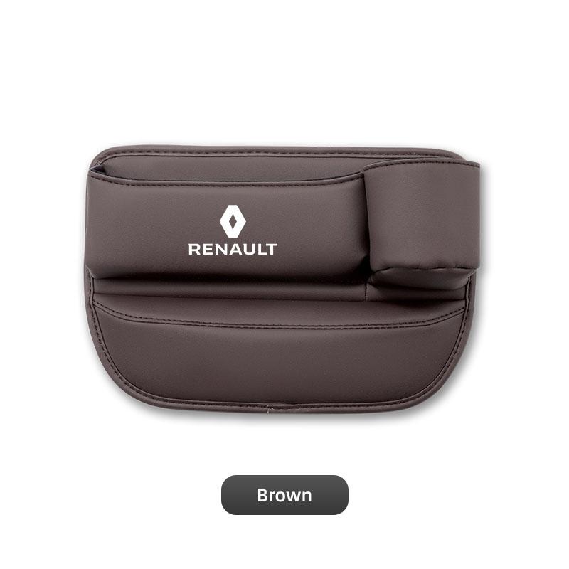 Pour Renault 2026 Nouveaux Enjoliveurs Boîte de Rangement Organiseur d'Espace de Siège Intérieur de Voiture Avec Porte-Gobelet Pour Renault Clio Megane Espace QM6 ZOE