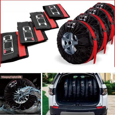 Universal Auto Ersatzradabdeckung Hülle Polyester Auto Rad Reifen Aufbewahrungstaschen Fahrzeug Reifen Zubehör Staubdichter Radschutz
