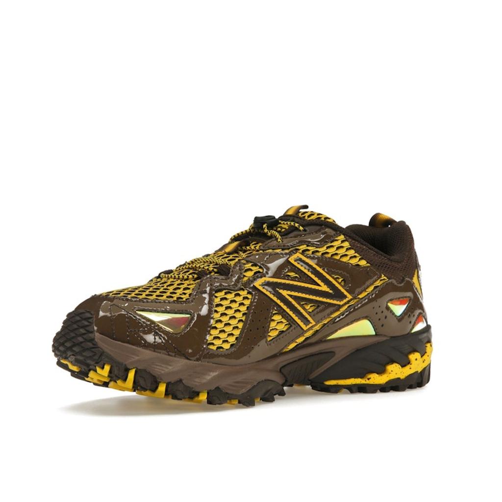 New Balance Aminé x 610 The Mooz Unisex Sneakers Brown Desert-Palm True-Yellow ML610TAM