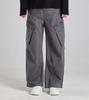 Beoteunseoul Work Angle Wide Diagonal Cargo Pants (Gray)