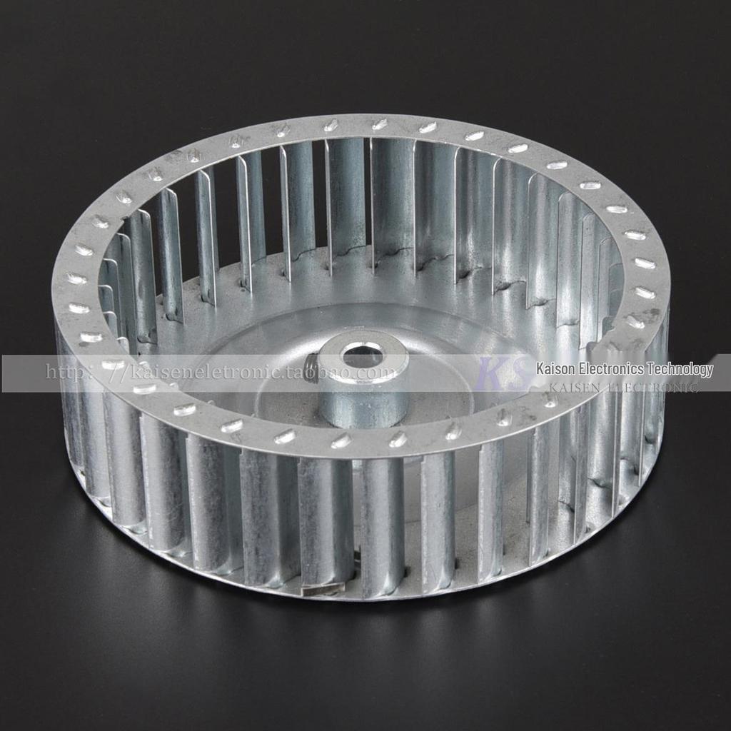 Galvanized High-Temp Motor Fan Impeller, 120mm Diameter, 34mm Height, 43mm Depth, 6mm/8mm Inner Hole