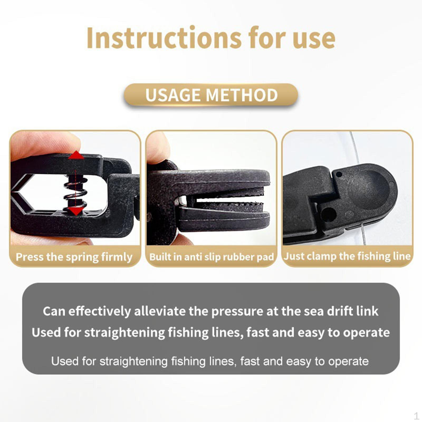 

12 Inch Portable High Tension Fishing Downrigger Release Clip for Kite Trolling. Single Head