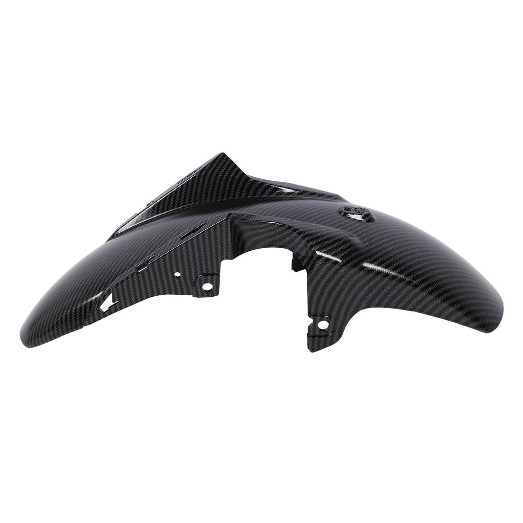 Motorcycle Front Mud Guard Carbon Fiber Style High Strength Protective Front Splash Guard for MT‑07 2018 To 2023
