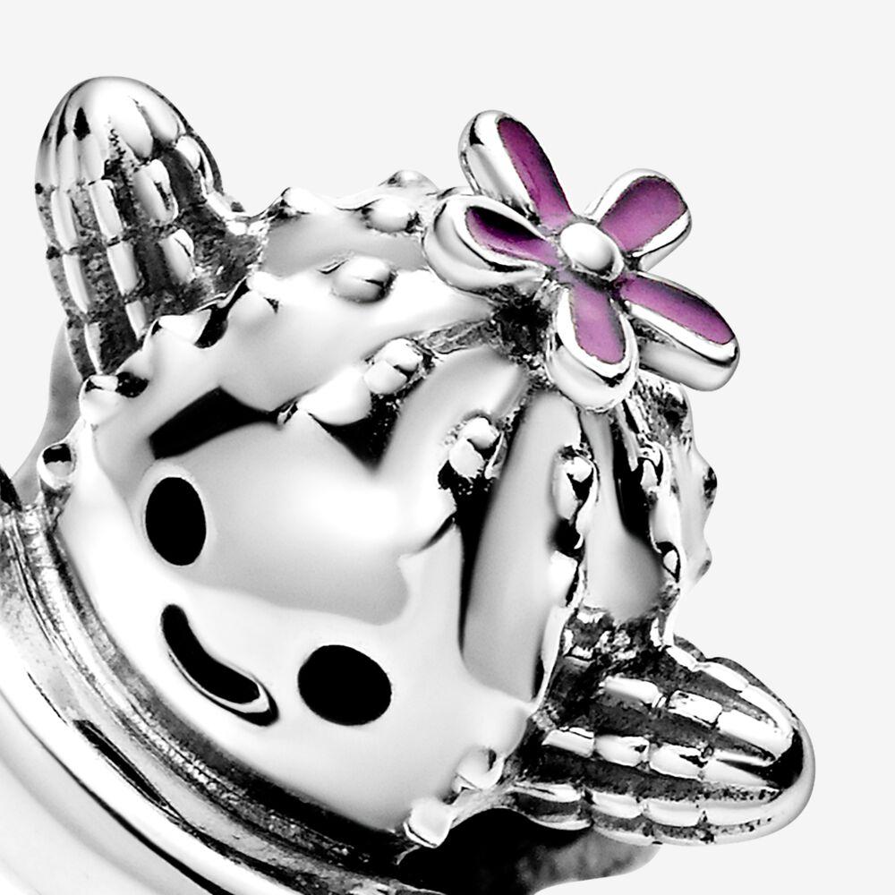 Original Copper Plated Accessories Fashion Charm Cactus Four-Leaf Clover Bead Fit Pendant Bracelet For Women Diy Jewelry Gift