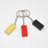 Building Block Keychain 16colors 2*4 Points Children's Novel Toys Accessories Small Particle Bricks Pendant
