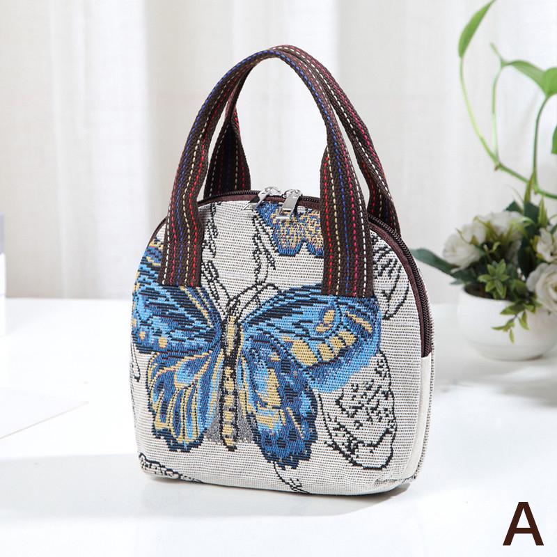 Woven Bags For Women Shoulder Bag Retro Casual Tote Handbags Ethnic Style Bags