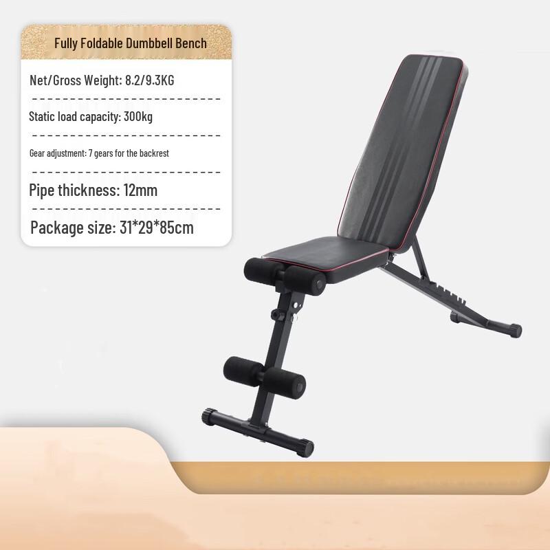 WEZHO Foldable Multifunctional Dumbbell Bench & Sit-up Board