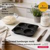 French Style Nonstick Bakery Mold With Punctured Loaf And Hot Dog Buns For Home Baking