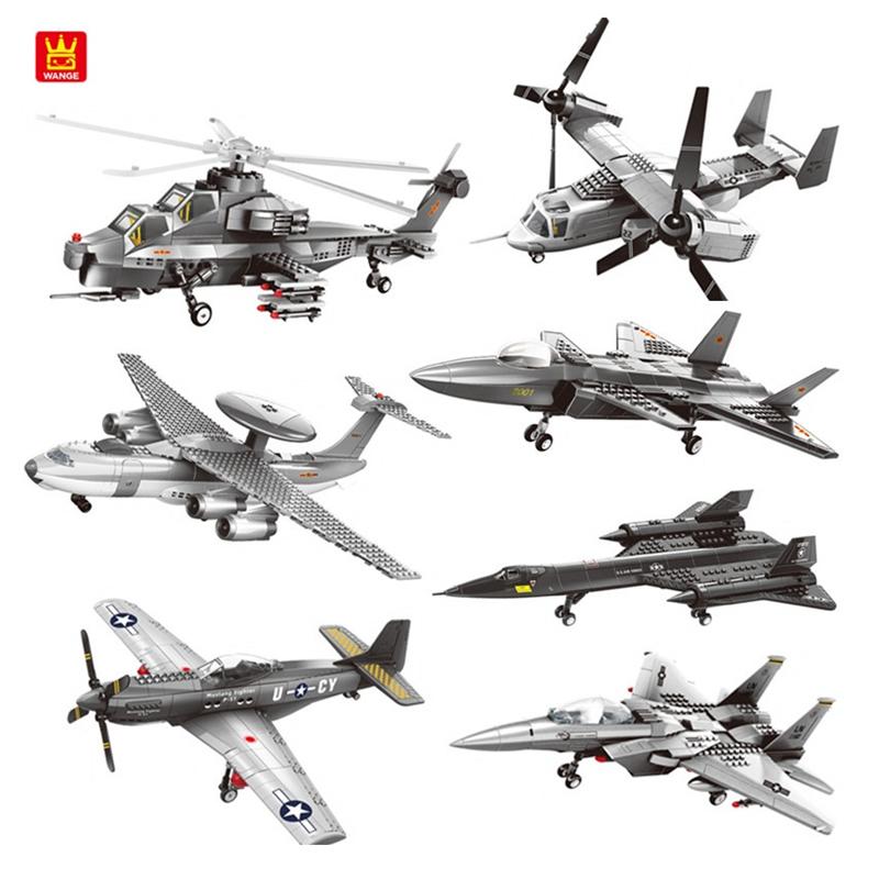 Airplane Model Helicopter Building Bricks Military Aircraft Diy Assemply Toys For Adult Gifts Birthday New Year Present