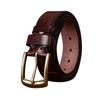 Belt Men's Retro Hand-Made Knife Cutting Leather Pin Buckle Fashion Trendy Unique Thick First Layer Cowhide Man's Belt