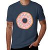 Donut with Pink Frosting Sprinkles Cute Doughnut Food TShirt Plus Size Street Style Tee