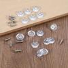 150Pcs Nonslip Feet Pad Sofa Foot Covers Floor Furniture Legs Protector Pad Hardware Screw On Rubber Feet with Screws
