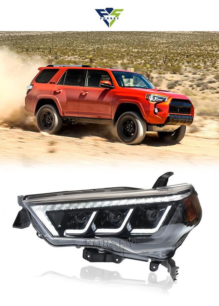 Toyota Tundra/4Runner 14-20 LED Headlights with Flowing Turn Signals & Daytime Running Lights