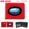 Among Us Wallet Card Holder Colorful Print Folded Short Purse Cartoon Game Merchandise Multi-Function Card Case Gift for Fans