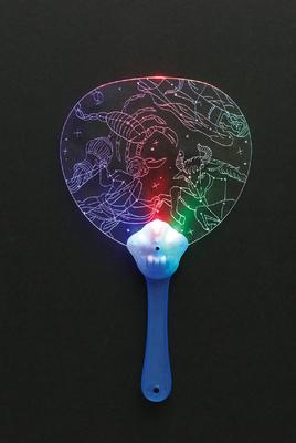 Artec Glowing Fan 13169 Glowing Toy Light Summer Holiday Summer Festival Festival Event Fan