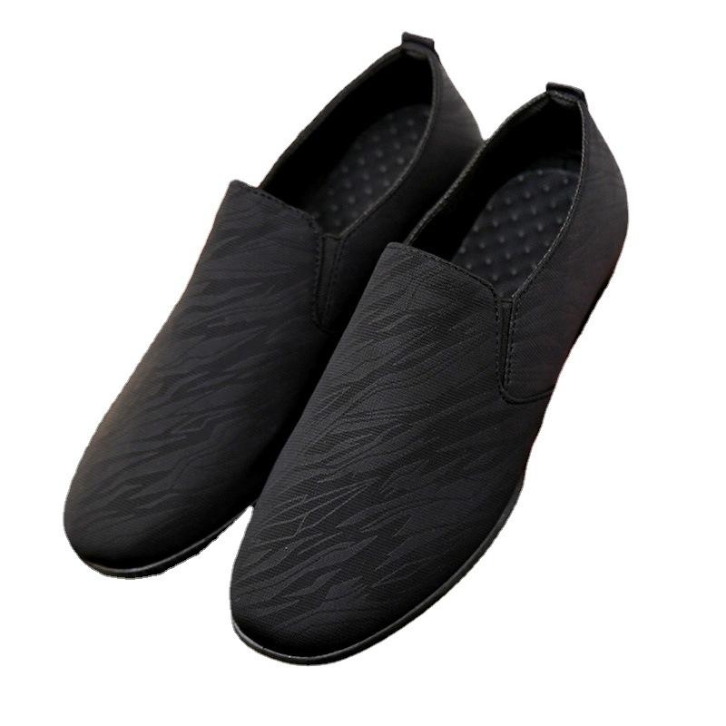 Spring New Canvas Doudou Shoes One-pedal Lazy Shoes Versatile Casual Trendy Shoes Social Guy Shoes Men's Driving Shoes