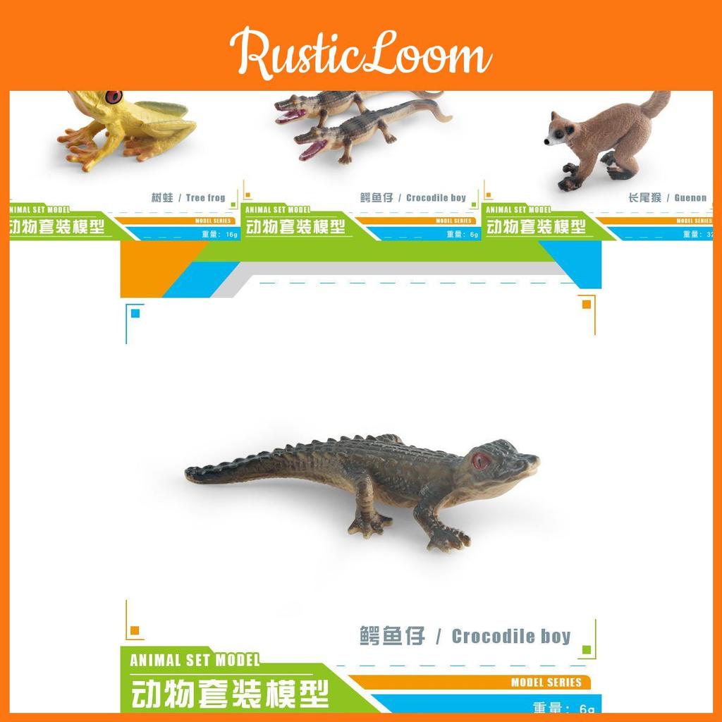 High-quality Simulation Animal Figurines Collection With Detailed Designs Of Mice Frogs Crocodiles And Koalas For Kids