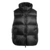 Originals Solid Color Skin-Friendly Zip Stand Collar Down Vest Women Vest Black JX2979