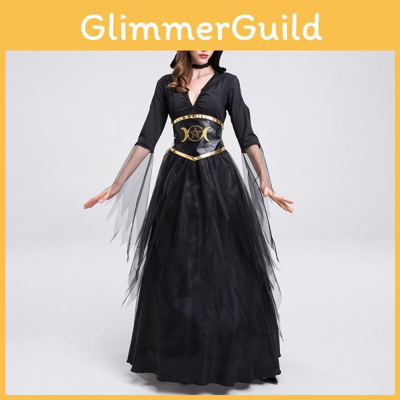 Stylish And Alluring Witch Costume Dress For Women Ideal For Halloween Parties
