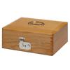 Collect Stamp Box (with Lock), Wooden, Large, AK-1
