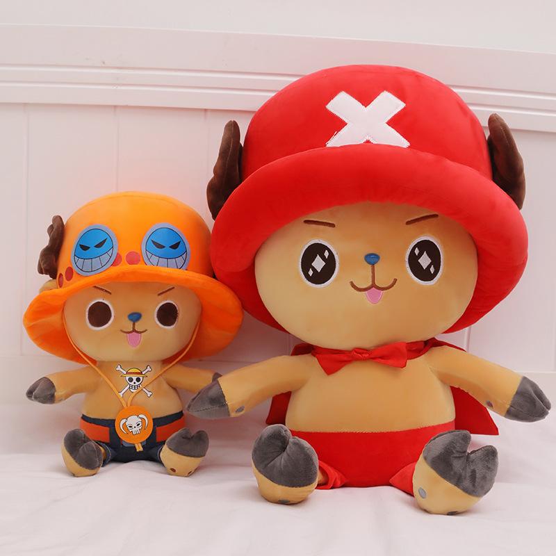 4 стиля One Piece аниме фигурка Тони Тони Чоппер 35 см мягкая плюшевая кукла игрушка украшение для спальни для ребенка рождественский подарок игрушка