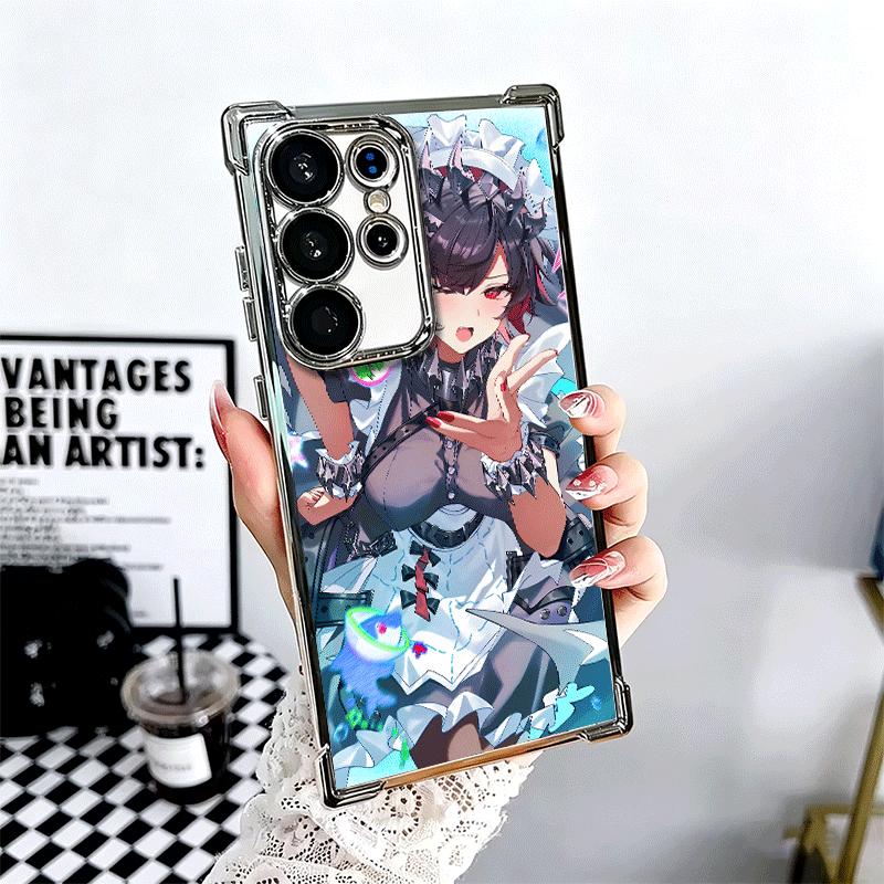 Zenless Zone Zero Ellen Joe Plating Phone Case For Samsung Galaxy S24 S25 FE S26 Edge S23 Ultra S22 S21 Plus S20 Anti-Fall Airab