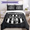 Juventus Customize Your Name Bedding Set Breathable Duvet Cover with Pillowcases Home Decoration Birthday Gift