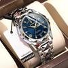 Luxury Man Wristwatch Waterproof Luminous Date Week Men Watches Stainless Steel Quartz Men's
