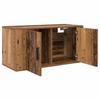 Wall Mounted TV Cabinet Set 2 pcs Reclaimed Wood Look 80 x 34.5 x 40 cm