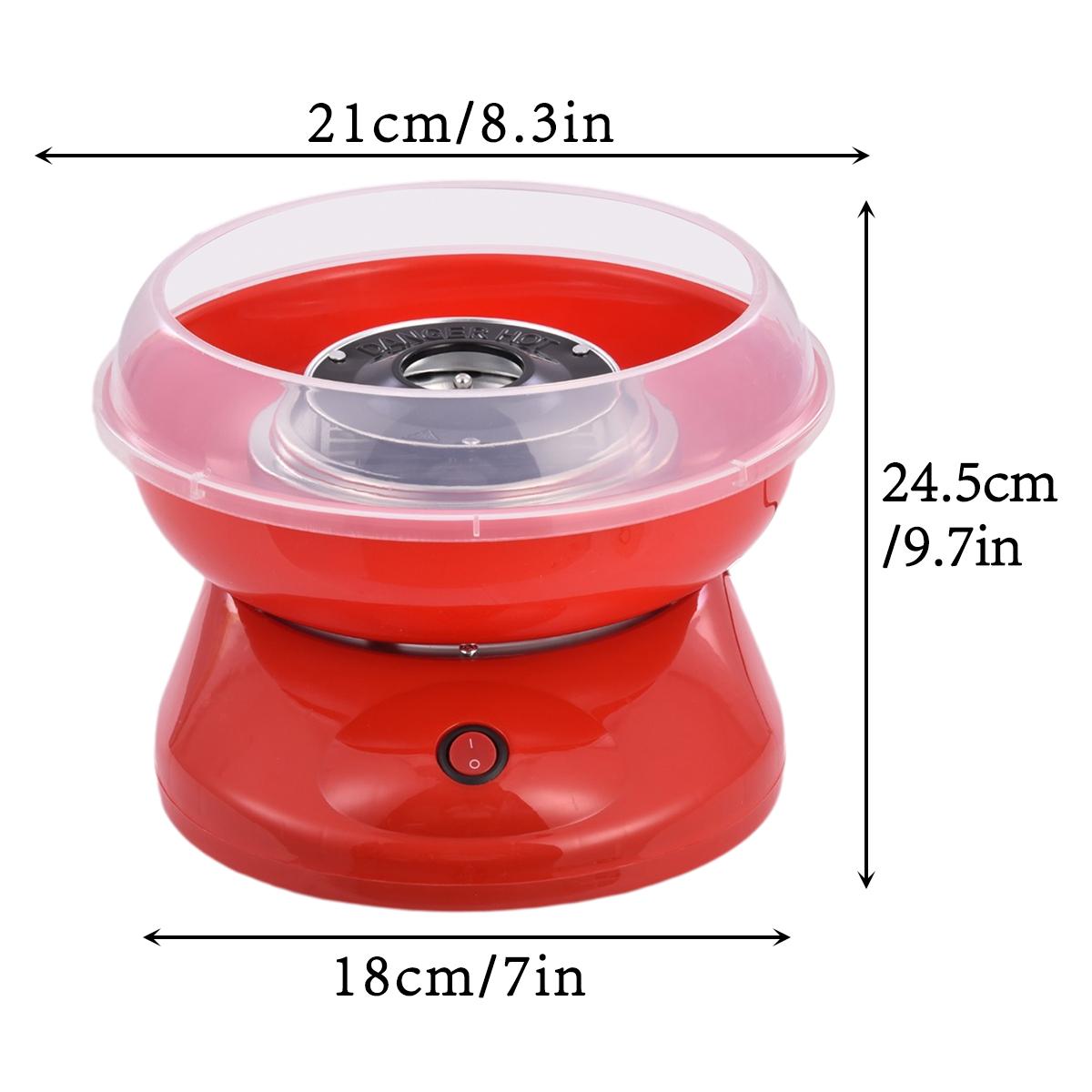 

Электрическая мини-машина для приготовления сахарной ваты для дома и детей - C450 Дно из нержавеющей стали Прорезь Вкус и цвет на ваш выбор красный