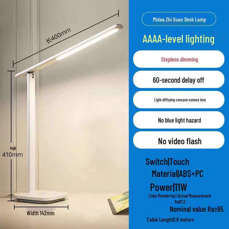 Midea MT-11T1 Eye-Care Full-Spectrum LED Desk Lamp