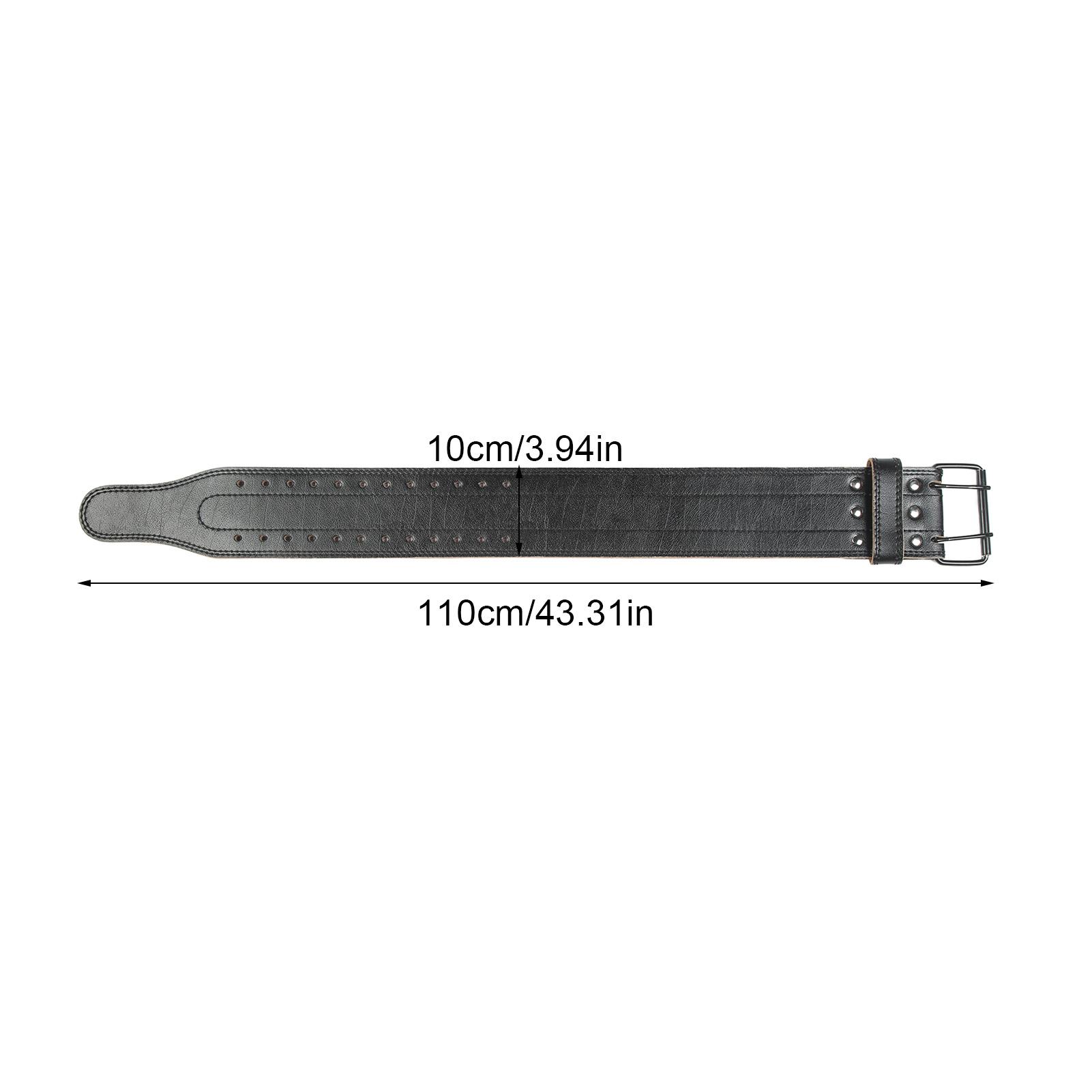 Weightlifting Belt Leather Bodybuilding Fitness Belts Barbell Powerlifting Training Waist  or