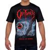 2025 Black T-Shirt Obituary Cause of Death1990 Brutal Death Metal Graphic Black Men T-Shirt Short Sleeve Shirt Women Summer