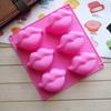 Hot Lips Cake S Silicone, Large 3D Sexy Red Lip Kisses Collection Silicone S, Baking 