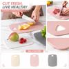 Multi Functional Plastic Cutting Board for Kitchen Use with Hanging Hole for Easy Storage and Food Preparation Durable Non Slip Surface