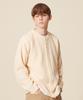 Blond9 Basic Round Neck Knit Cardigan_Ivory
