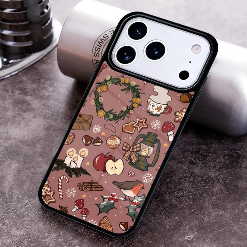 Christmas Cartoon New Year Phone Case For iPhone 17 16 15 14 13 12 11 Pro Max Plus 17Air Soft Silicone Cover