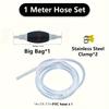 Portable Siphon Pump Flexible Hose Ideal for Gas Oil Water & Fuel Transfer