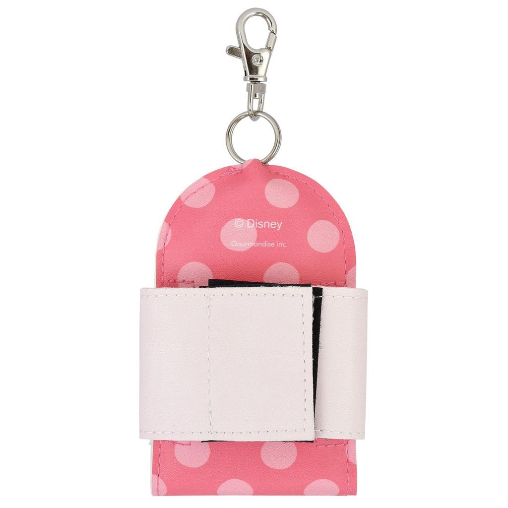 Gourmandies Reel-Style Key Case, Pink, H:197mm x W:85mm x H:25mm, Disney Minnie Mouse, dn-538b