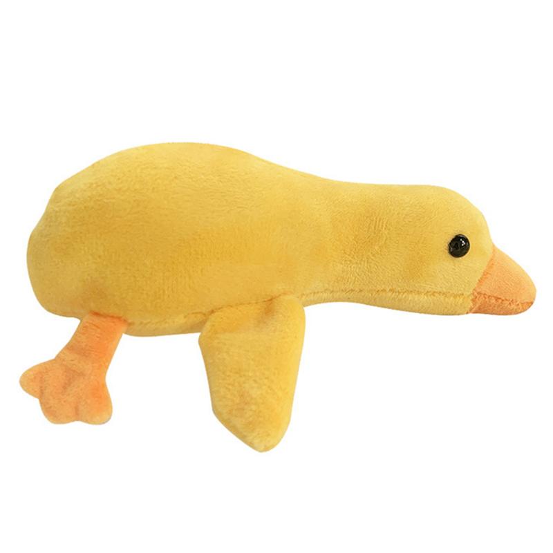 

1шт мультфильм лежащая утка кукла брелки женщины милый плюшевый брелок в виде утки для девочек