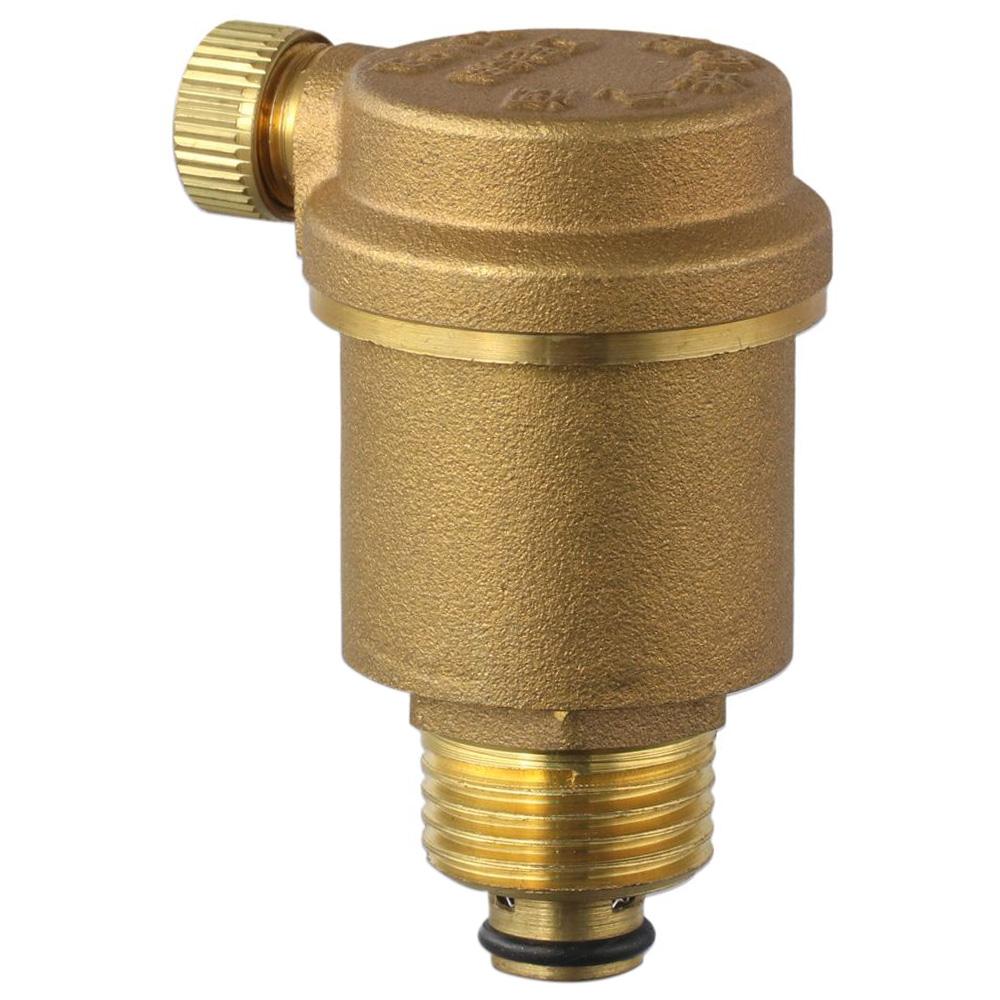 Brass Exhaust Valve DN15 Air Vent Valve Durable Side Row Type  Water Heater