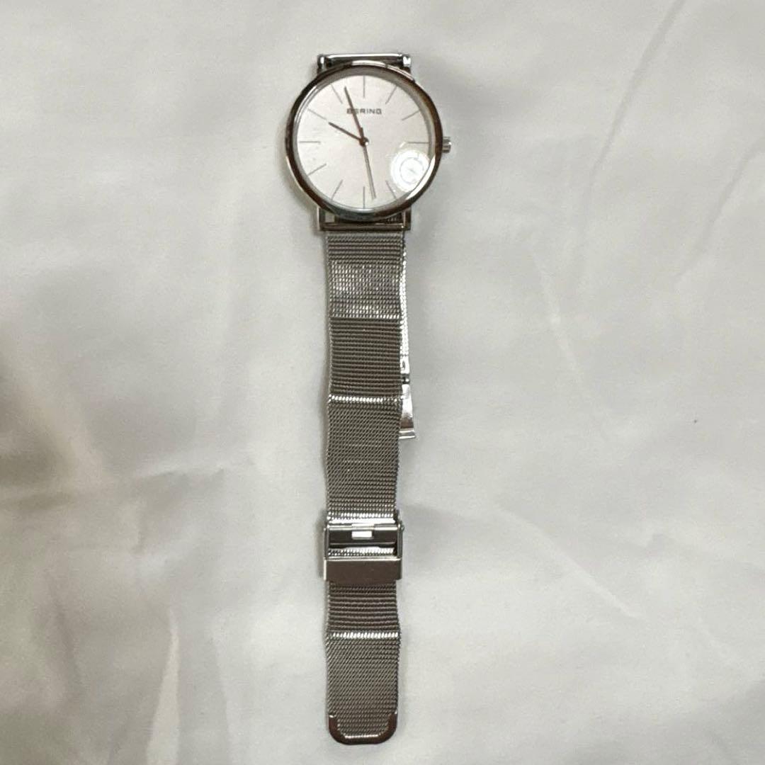 Used BERING Silver Mesh Watch Men s