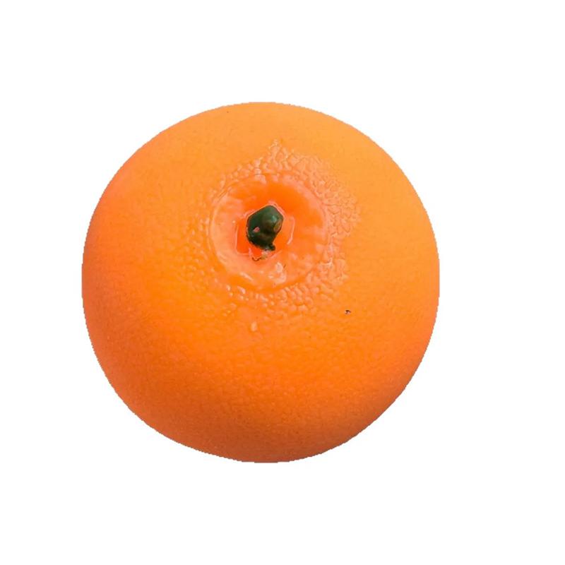 Orange Stress Ball Squishy Squeeze Toy Slow Rising Sensory Fidget with Crisp Sound ASMR Anti-Stress Relief Release Toy for Adult
